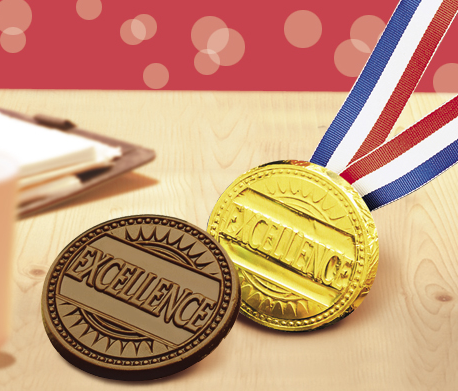 Excellence Medallions (Box of 50) - Click Image to Close